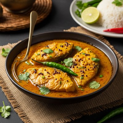 Bhetki Shorshe Curry