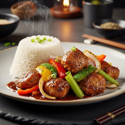 Black Pepper Chicken