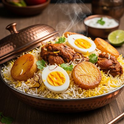 Chicken Biryani Kolkata Style