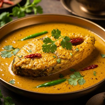 Fish Curry in Mustard Sauce