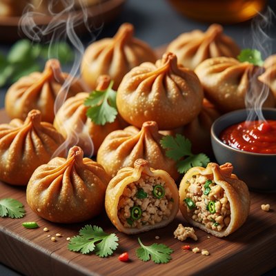 Fried Chicken Momos